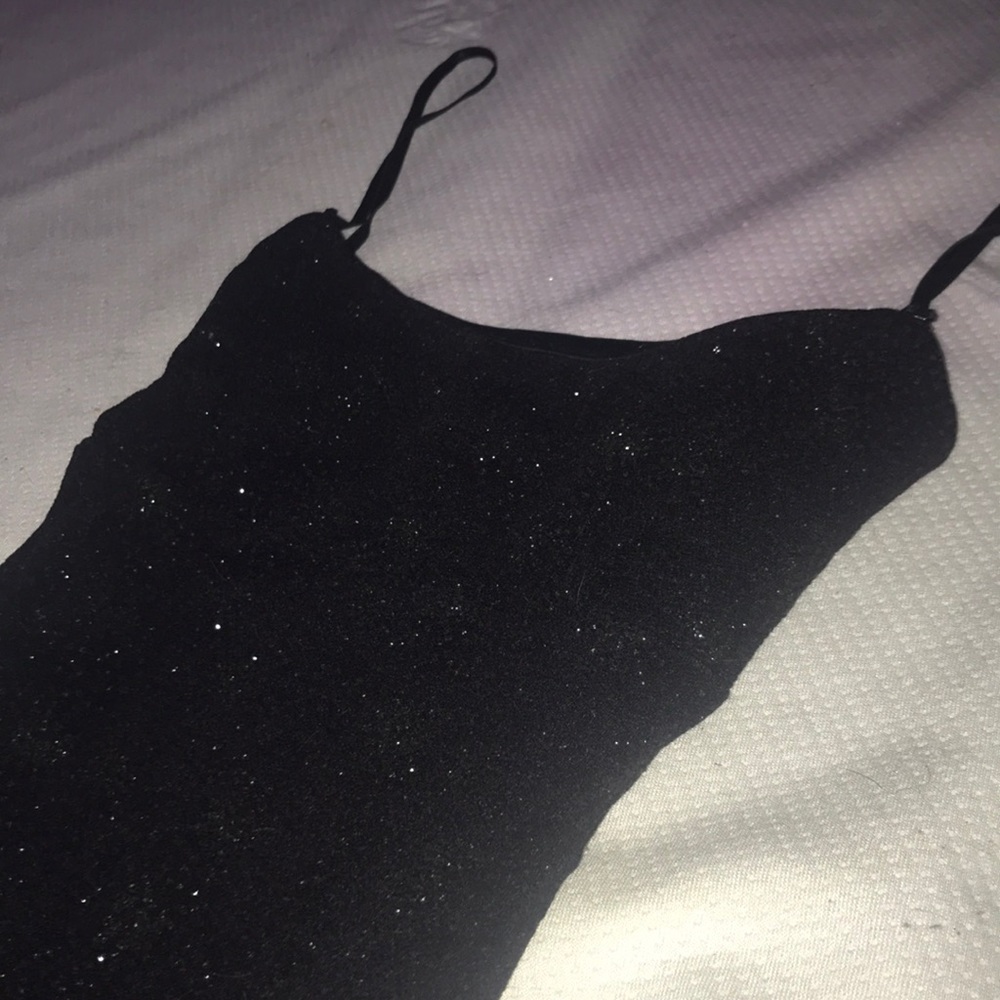 Tight Black Glitter dress